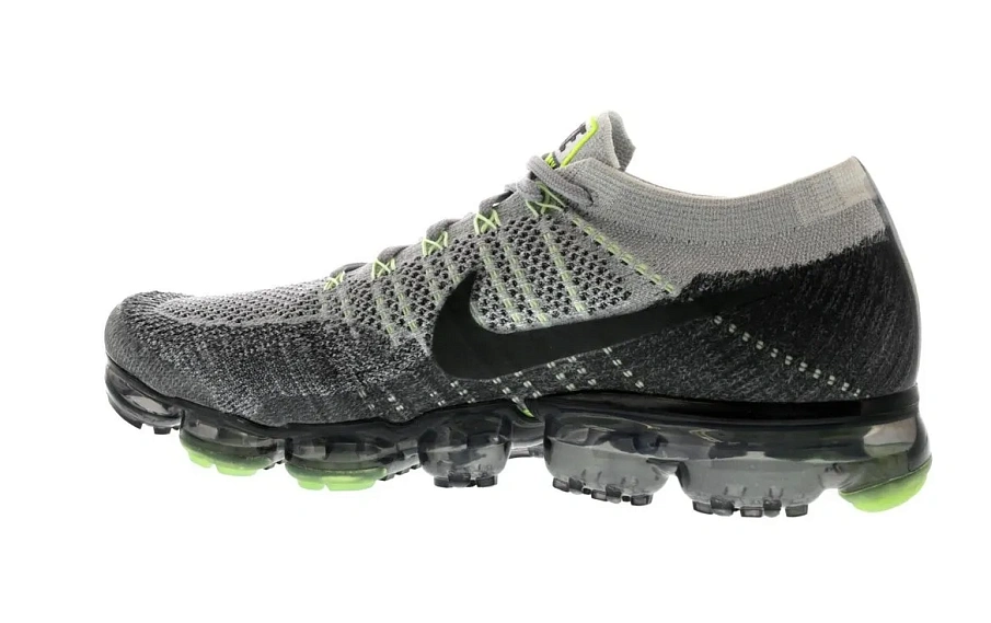Фото № 5 с приближением к товару «‎Nike Air VaporMax Grey Neon»