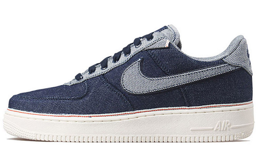 Фото № 1 с приближением к товару «‎ Nike Air Force 1 Low Skate shoes Raw IndigoDark Obsidian»