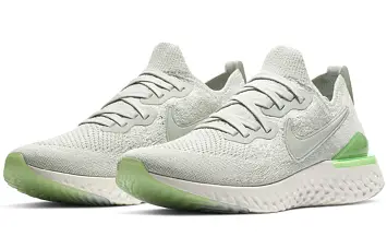 Nike Epic React Flyknit 2 Light Silver Lime Blast (W) - 3