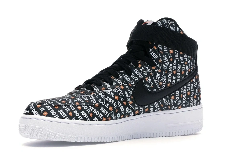 Фото № 4 с приближением к товару «‎Nike Air Force 1 High Just Do It Pack Black»