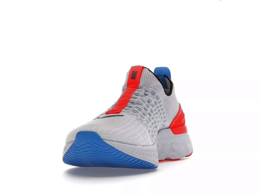 Фото № 5 с приближением к товару «‎Nike React Phantom Run Flyknit 2 Football Grey Bright Crimson »