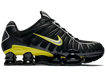 Nike Shox TL Black Dynamic Yellow Metallic Silver (CN0151-002)