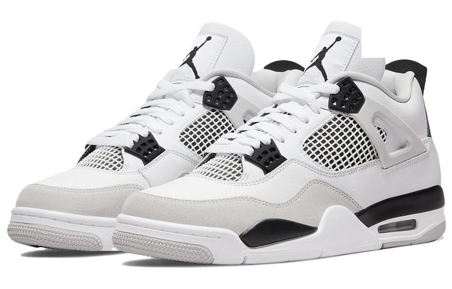 Фото № 3 с приближением к товару «‎Nike Air Jordan 4 Vintage basketball shoes Military Black»