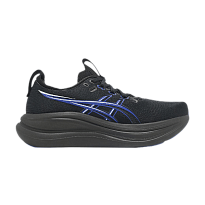 Фото № 1 с приближением к товару «‎ASICS Gel Nimbus 28 Black Neon Blue»