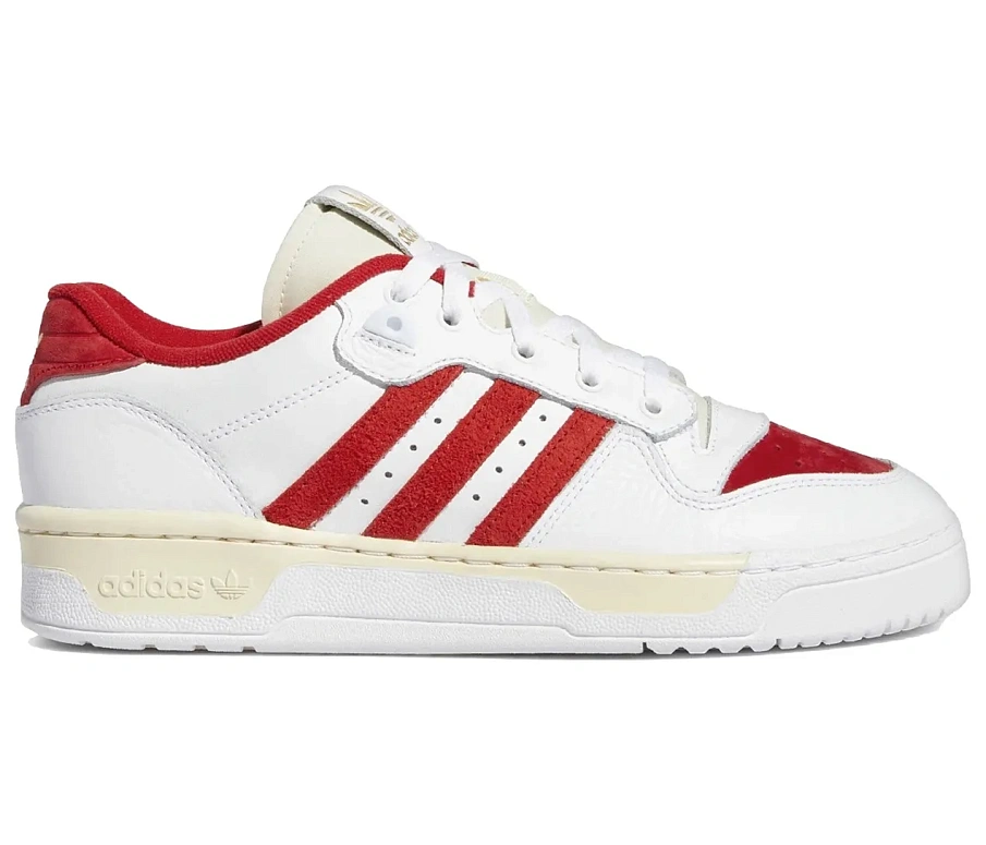 Фото № 1 с приближением к товару «‎adidas Rivalry Low Premium Footwear White Scarlet»