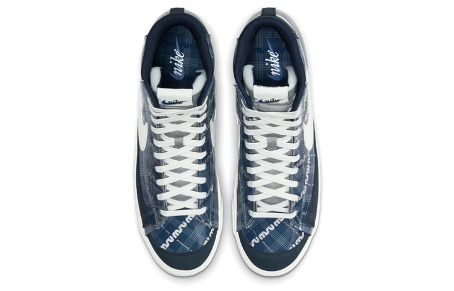 Фото № 4 с приближением к товару «‎Nike Blazer Mid '77 "Midnight Navy" BlueWhite»