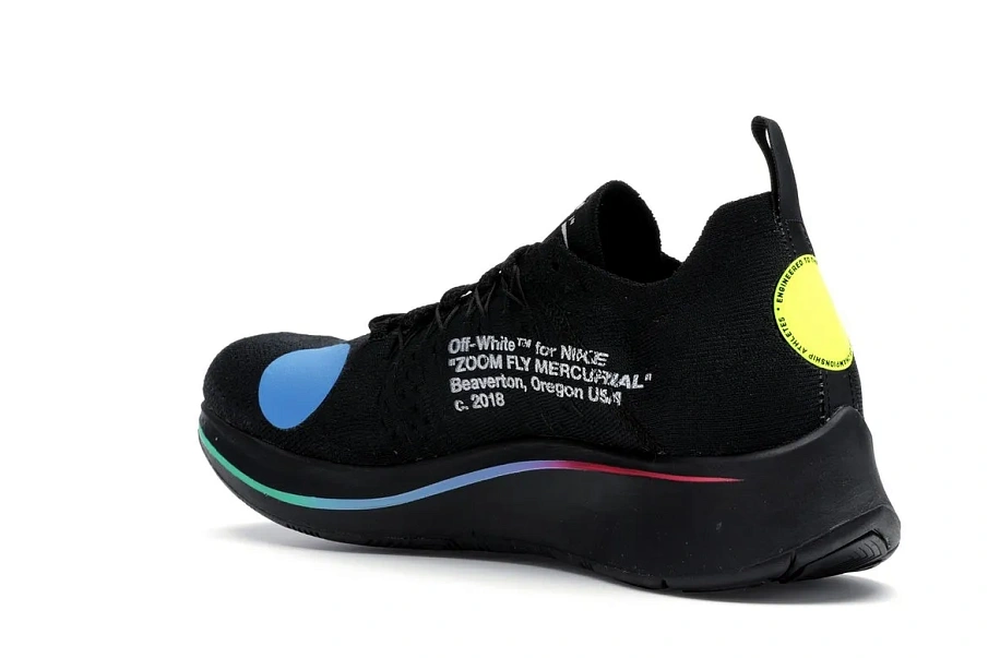 Фото № 6 с приближением к товару «‎Nike Zoom Fly Mercurial Off-White Black»