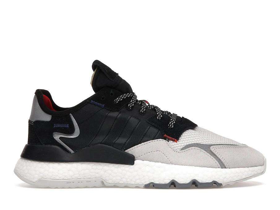 Фото № 1 с приближением к товару «‎adidas Nite Jogger 3M Core Black Crystal White»