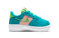 Фото № 2 с приближением к товару «‎Nike Force 1 LV8 TD PinkGreen»
