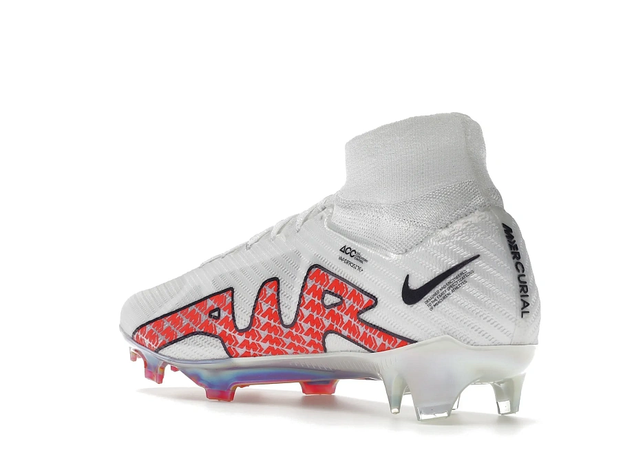 Фото № 6 с приближением к товару «‎Nike Zoom Mercurial Superfly 9 Elite FG White Bright Crimson»