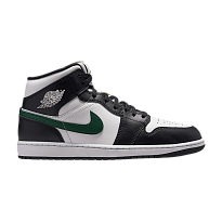 Фото № 1 с приближением к товару «‎Air Jordan 1 Mid Black Gorge Green Summit White»
