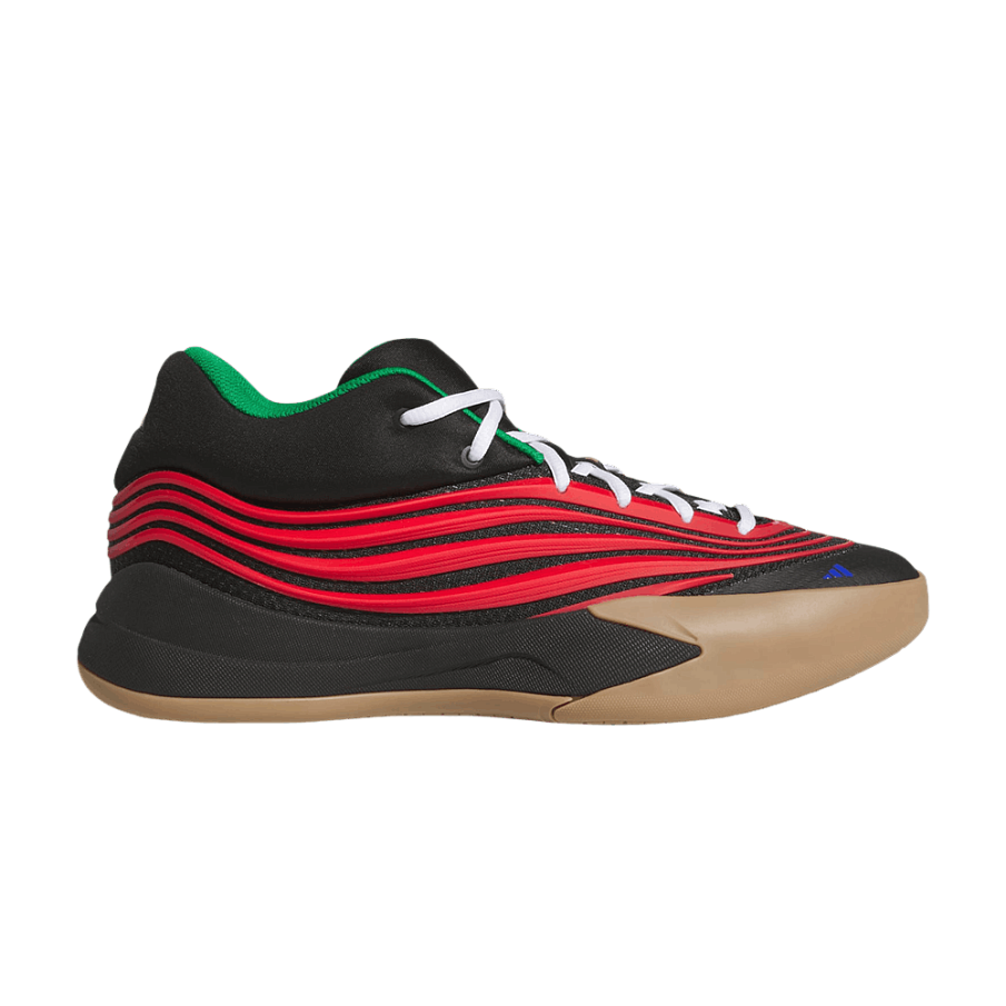 Фото № 1 с приближением к товару «‎adidas Dame X Black Pure Ruby Gum (KI1625)»