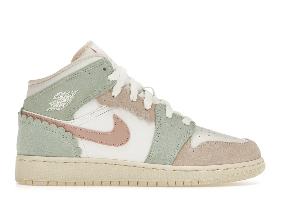 Фото № 1 с приближением к товару «‎Jordan 1 Mid SE Pink Oxford »