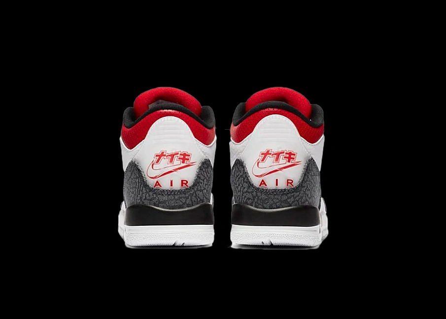 Фото № 1 с приближением к товару «‎Jordan 3 Retro SE-T JP Fire Red Denim »