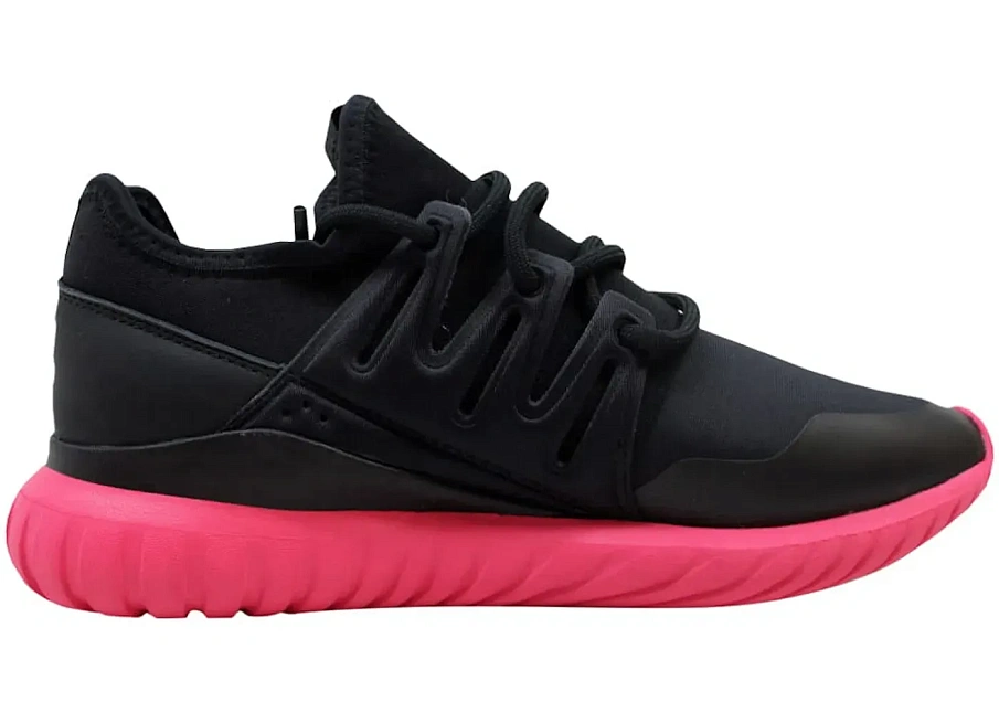 Фото № 1 с приближением к товару «‎adidas Tubular Radial Black/Black-Pink»