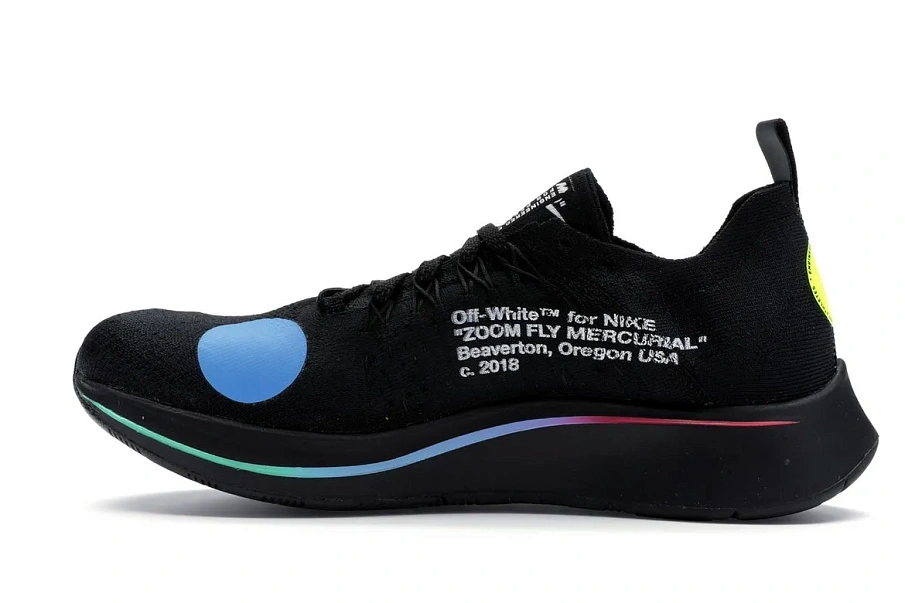 Фото № 5 с приближением к товару «‎Nike Zoom Fly Mercurial Off-White Black»