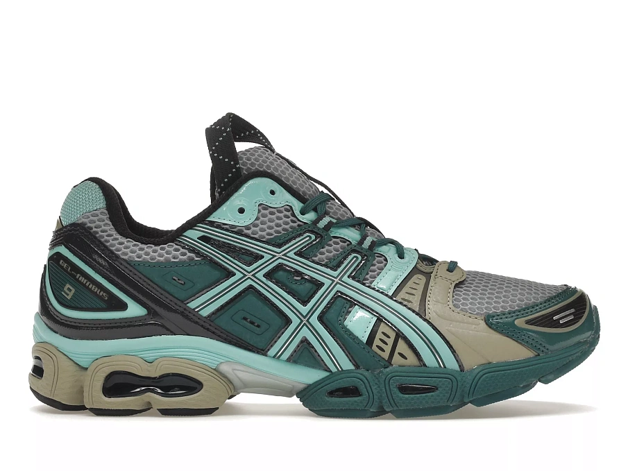 Фото № 1 с приближением к товару «‎ASICS UB3-S Gel-Nimbus 9 Kiko Kostadinov Piedmont Grey Aruba Blue»