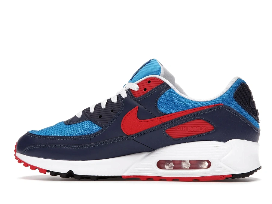 Фото № 5 с приближением к товару «‎Nike Air Max 90 Photo Blue Navy»