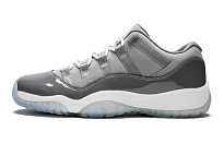 Фото № 1 с приближением к товару «‎Nike Air Jordan 11 Retro Low Cool Basketball shoes Grey»