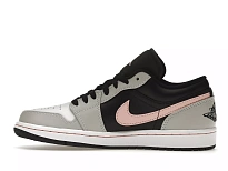 Фото № 5 с приближением к товару «‎Jordan 1 Low Black Grey Pink»