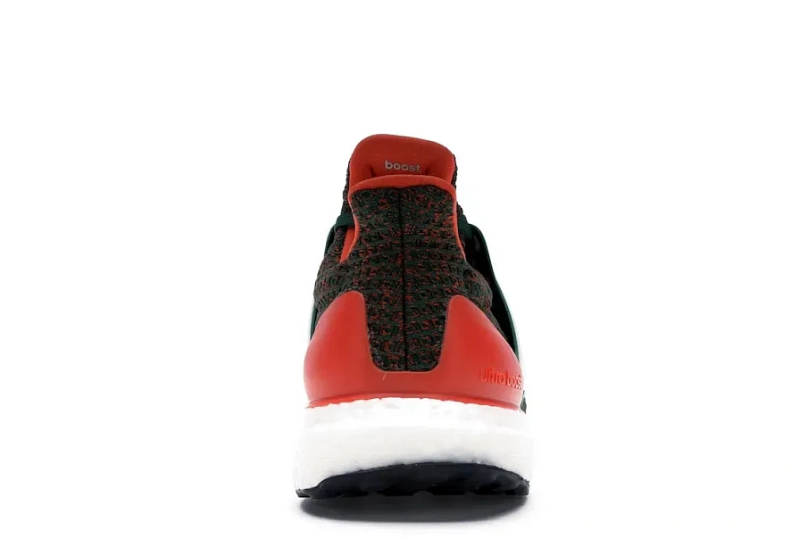 Фото № 4 с приближением к товару «‎adidas Ultra Boost 4.0 Miami Hurricanes»