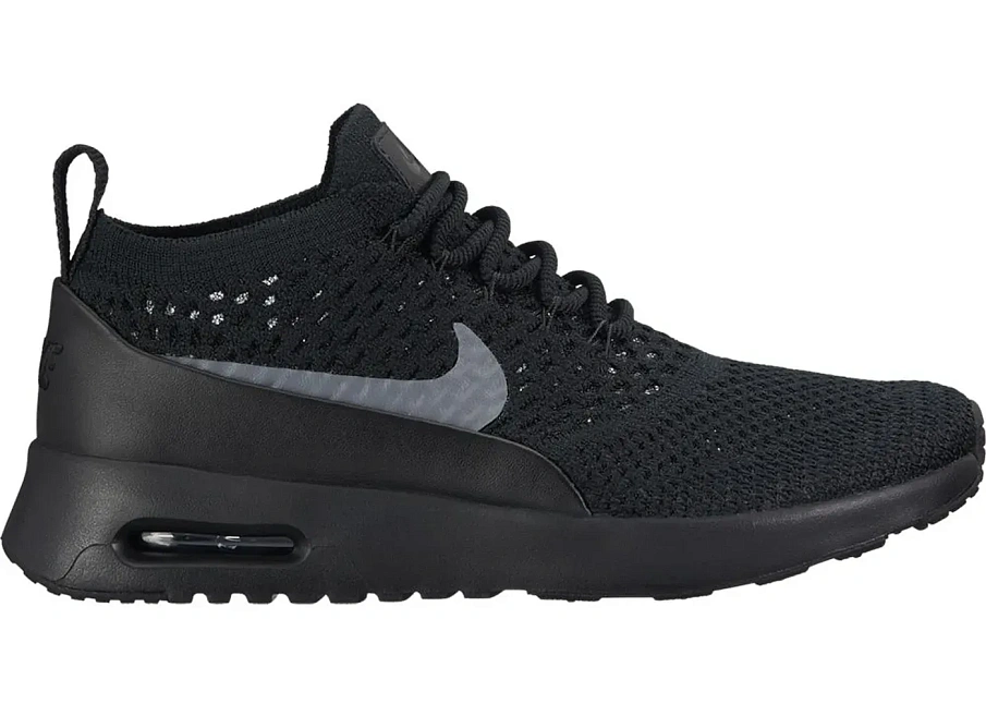 Фото № 1 с приближением к товару «‎Nike Air Max Thea Ultra Flyknit Black Dark Grey »