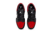 Фото № 4 с приближением к товару «‎Nike GS Air Jordan 1 Low (GS) Basketball Shoes Bred Toe»