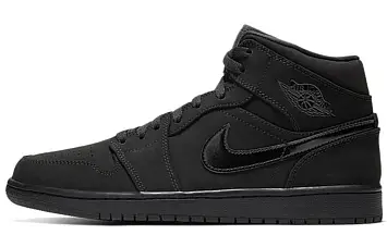 Air Jordan 1 Mid 'Triple Black' - 1