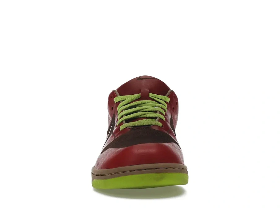 Фото № 2 с приближением к товару «‎Nike Dunk Low 1-Piece Laser Varsity Red Chartreuse»