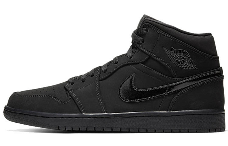 Фото № 1 с приближением к товару «‎Air Jordan 1 Mid 'Triple Black'»
