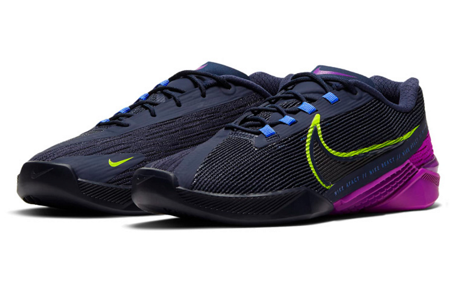 Фото № 3 с приближением к товару «‎Nike React Metcon Turbo Wmns Shoes BlackPurpleGreen»