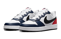 Фото № 3 с приближением к товару «‎Nike Court Borough Low 2 (GS) Low-Top Sneakers WhiteBlueRedBlack»