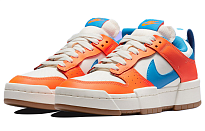 Фото № 3 с приближением к товару «‎Nike Wmns Dunk Low Disrupt "Total Orange" Sneakers White BlueOrange»