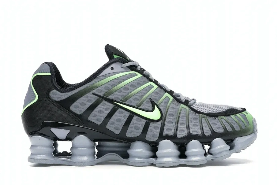 Фото № 1 с приближением к товару «‎Nike Shox TL Wolf Grey Lime Blast»