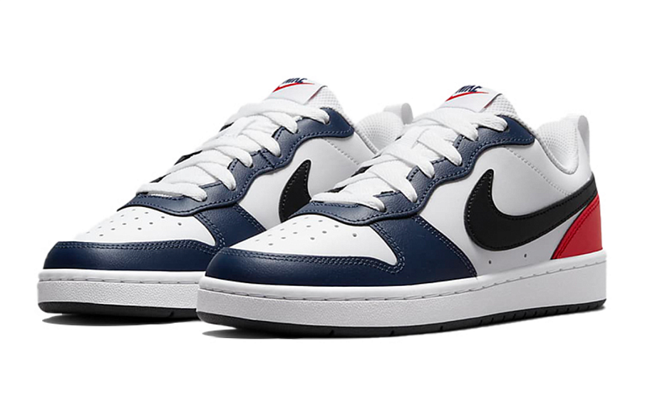Фото № 3 с приближением к товару «‎Nike Court Borough Low 2 (GS) Low-Top Sneakers WhiteBlueRedBlack»