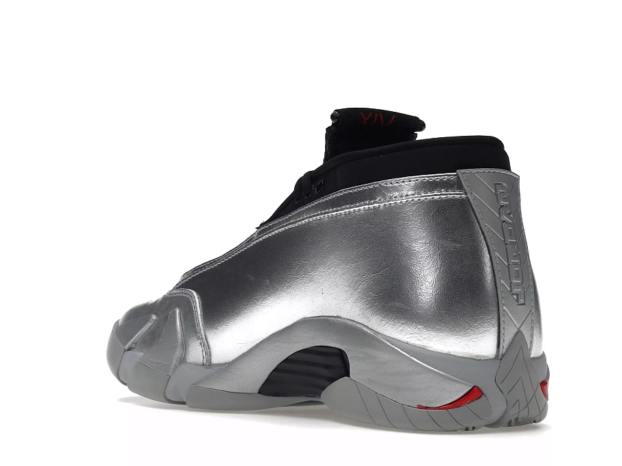 Фото № 6 с приближением к товару «‎Jordan 14 Retro Metallic Silver »