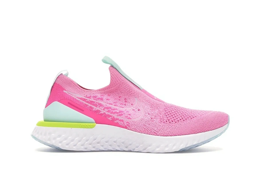 Фото № 1 с приближением к товару «‎Nike Epic Phantom React Flyknit Psychic Pink »