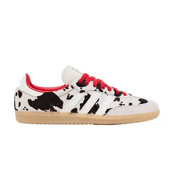 adidas Women's Samba OG Cow Print Aurora Coffee - 1