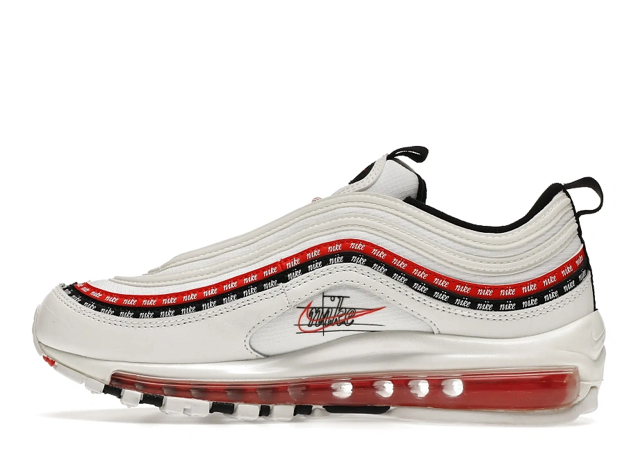 Фото № 5 с приближением к товару «‎Nike Air Max 97 Sketch Logo White Black Red»