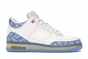 Jordan AJF 3 White University Blue Sunset - 1