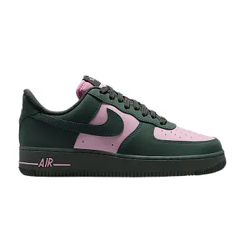 Nike Women's Air Force 1 07 SE Camo Green Pink Rise - 1