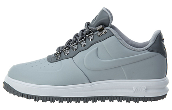 Nike Lunar Force 1 Duckboot Low-Top Sneakers Gray - 1