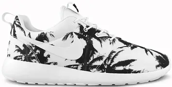 Nike Roshe Run Palm Trees Black White (511882-016)