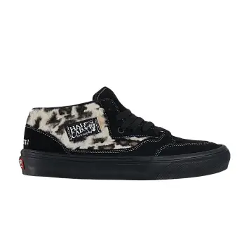 Supreme x Vans Skate Half Cab 92 Leopard Pack - Black - 1