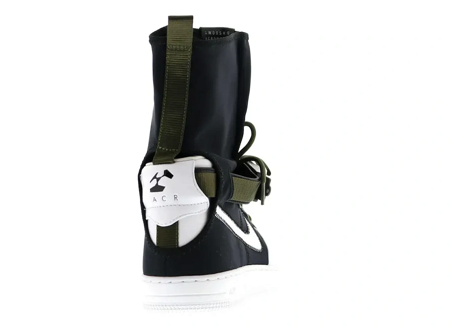 Фото № 4 с приближением к товару «‎Nike Air Force 1 Downtown Acronym Black White»