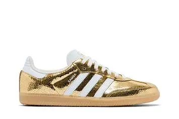 adidas Women's Samba OG Cracked Metallic Pack - Gold - 2