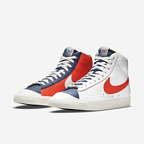 Фото № 3 с приближением к товару «‎Nba X Nike Blazer Mid '77 Emb Skate Shoes WhiteBlueOrange»