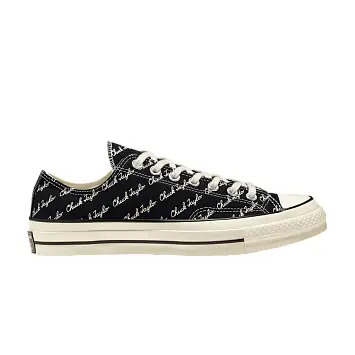 Converse Chuck 70 Low Scripted Signature Print - Black Egret - 1