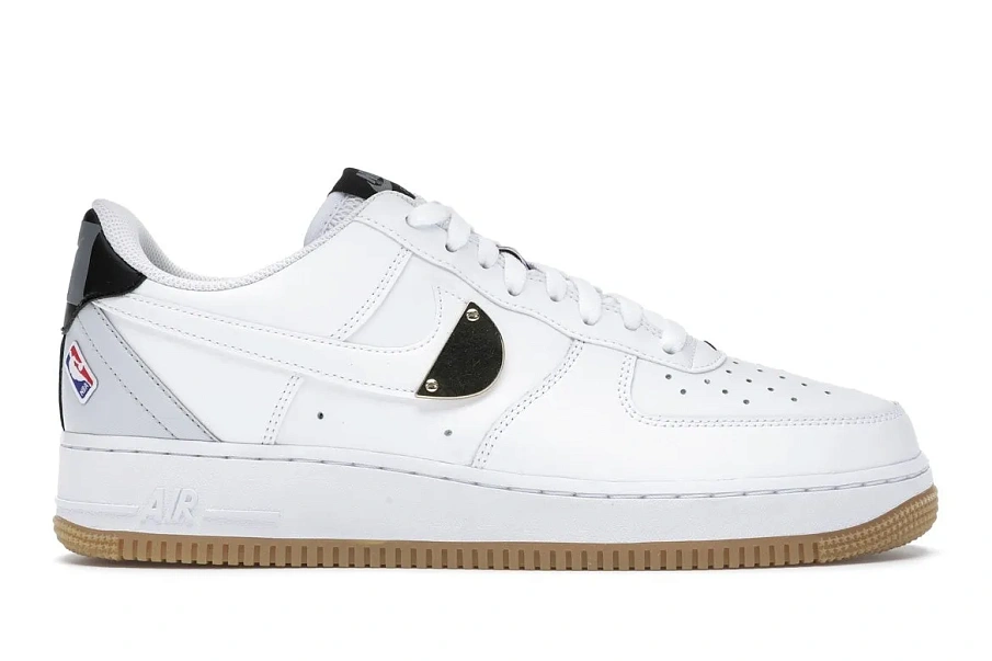Фото № 1 с приближением к товару «‎Nike Air Force 1 Low NBA White Grey Gum»