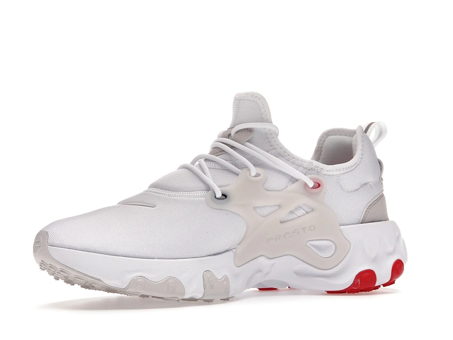 Фото № 4 с приближением к товару «‎Nike React Presto USA White»